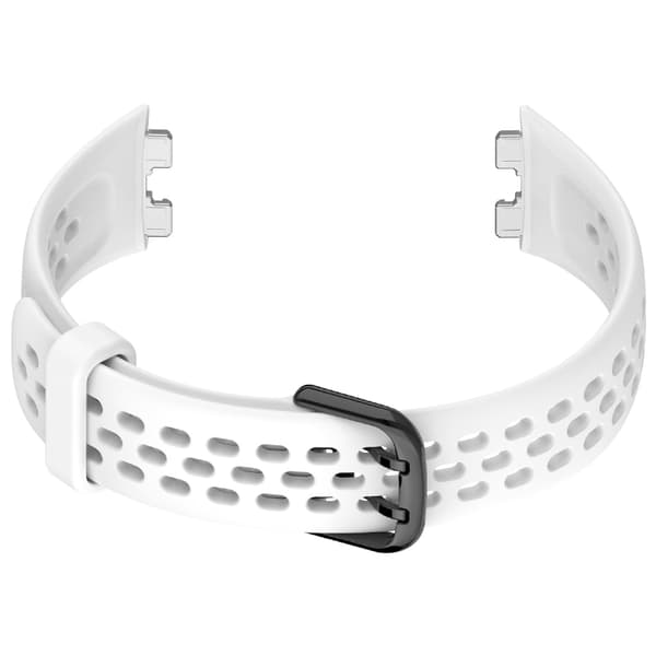 Udskiftningsrem til Huawei Band 8/9 - Åndbar silikonerem White White