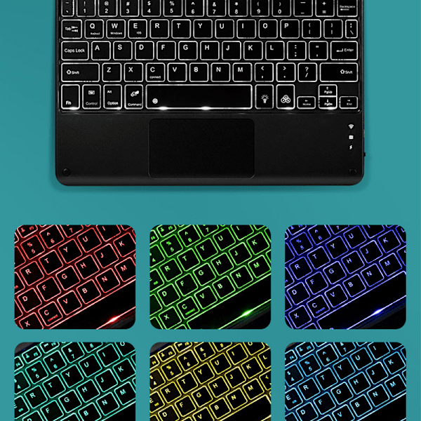 INF Bluetooth-näppäimistö ja hiiri Samsung Galaxy Tabille Samsung Galaxy Tab S9U/S10Ultra 14,6 tuumaa