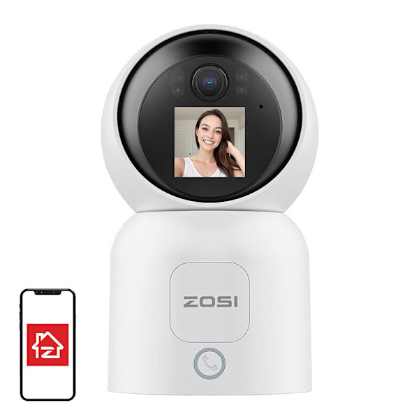 IP indendørs kamera ZOSI C519M WiFi 5G 4MP