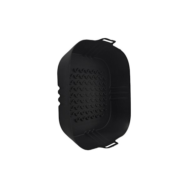 Återanvändbar silikonbakplåt för Air Fryer Svart