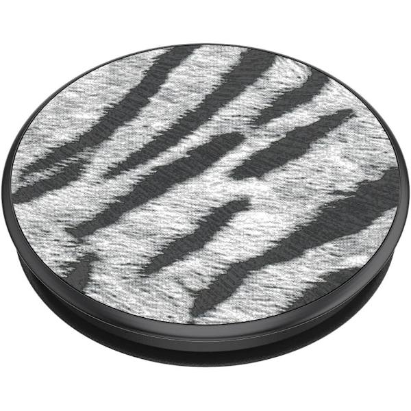 Vegan Leather Zebra Avtagbart Grip med Ställfunktion Premium