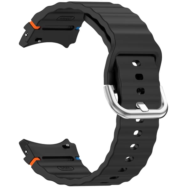 Samsung Watch 7 Wave -ranneke - hopeasolki (haalistumaton)