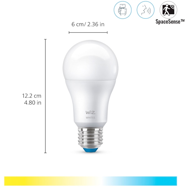 WiFi Smart LED E27 60W 806lm Varm-kallvit 1-pack