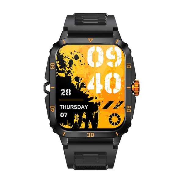 Smartwatch med sundhedsovervågning og fitnesstracking