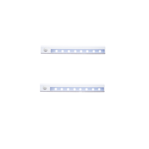 LED lysliste med bevægelsessensor Hvid  2-pack Hvid