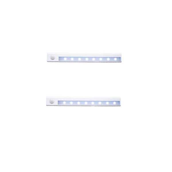 LED-valonauha liiketunnistimella Valkoinen  2-pack Valkoinen