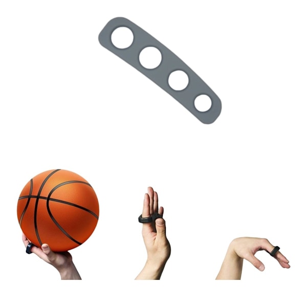 Shooting Sleeve Basketball Finger Trainer Harmaa L