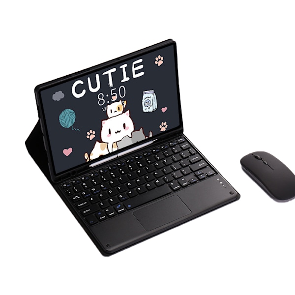 Bluetooth-tangentbord och musset för Samsung Galaxy Tab Samsung Galaxy Tab S7+/S8+/S7FE 12,4 tum