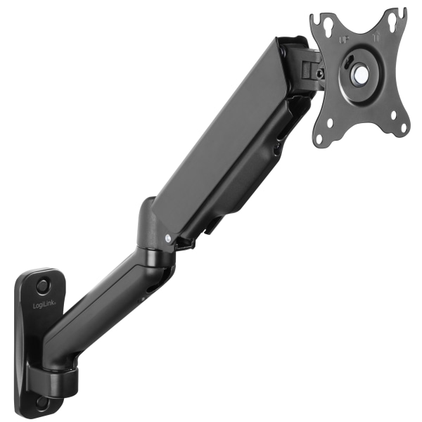 LogiLink Monitorarm Väggfäste 17-32" gasfjädrad 450mm Svart