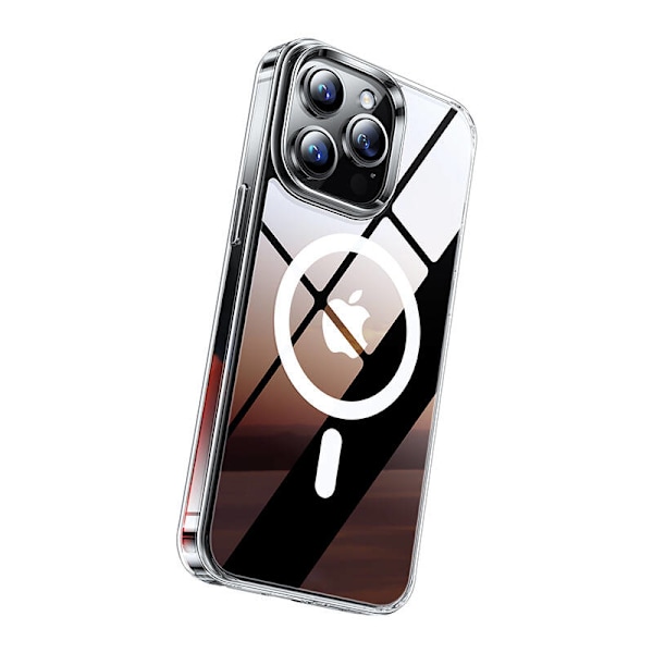 Torras telefoncover Diamond Clear-Mag til iPhone 15 PRO (gennemsigtig)