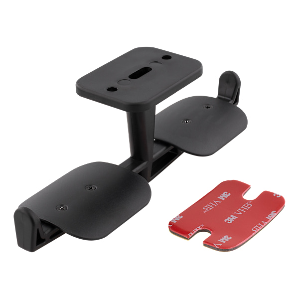 Headset hanger for two headsets, ABS plastic, 3M adhesive pa