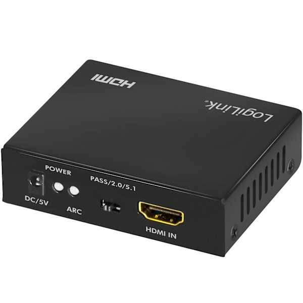 LogiLink HDMI Audio extractor 2/5.1CH 4K ARC HDR SPDIF