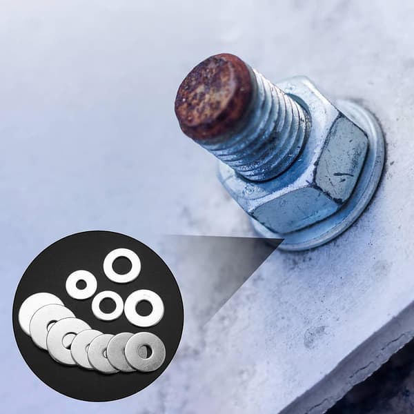 230 st platta brickor - 304 rostfritt stål sortiment