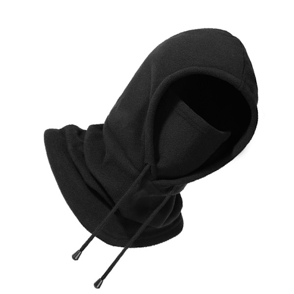 Vindtät Skidhjälm Balaclava - Svart