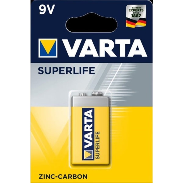 Varta 6F22/9 V Block (2022) batteri, 1 st. blister