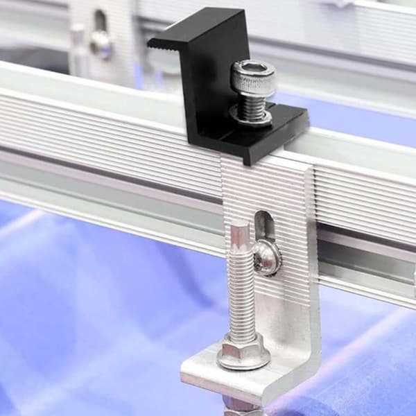 Aluminiumslegering sideklemme - 30mm (10 stk.) - Solcellepanelbeslag til sikker montering
