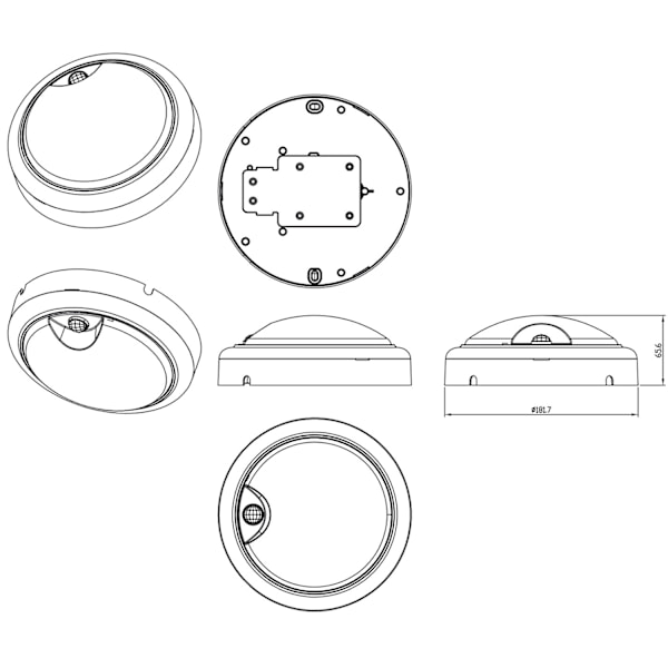 ProjectLine Vägglampa 15W 1400lm IP54 Sensor
