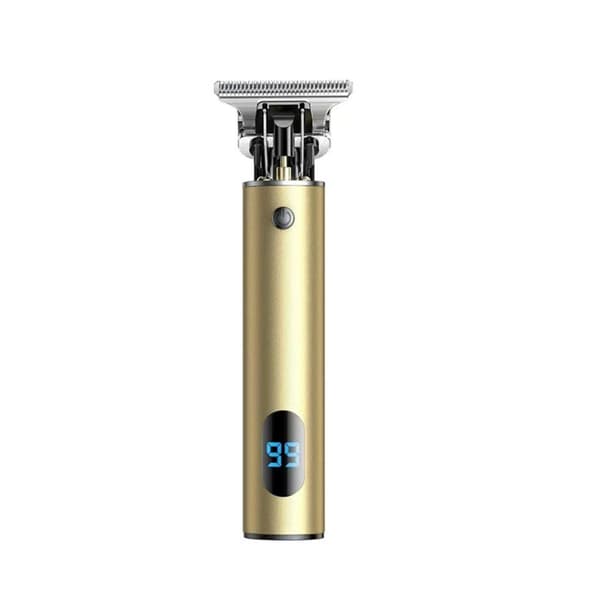 Professionel Elektrisk Hårklipper med Keramisk Blad & LCD-Display Gold Gold