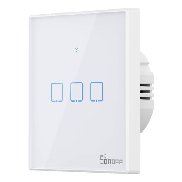 Smart Switch WiFi + RF 433 Sonoff T2 EU TX (3-kanals) uppdaterad