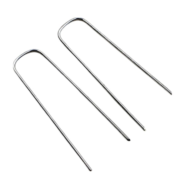 50-pak U-formede forankringspinde til haven 10 cm