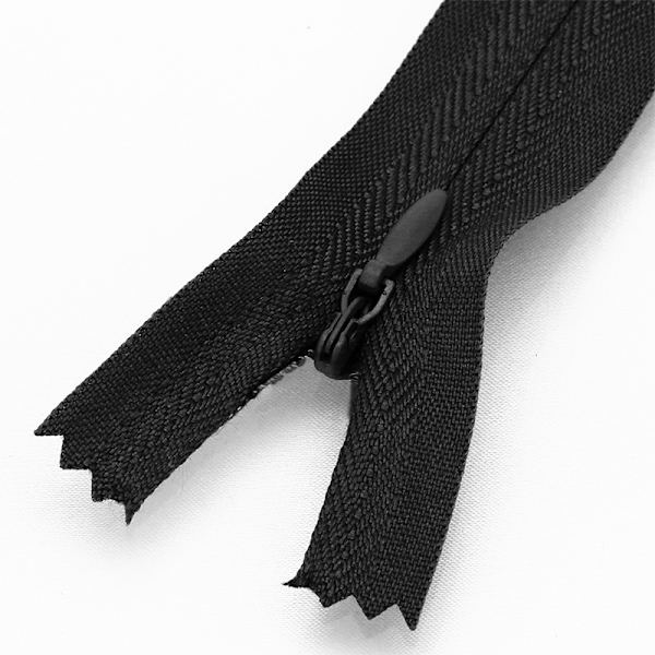 Osynlig dragkedja 3# Svart 60cm - 10 st