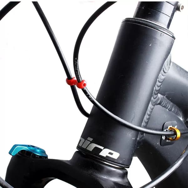 S-formad kabelguide för mountainbike (10 st)