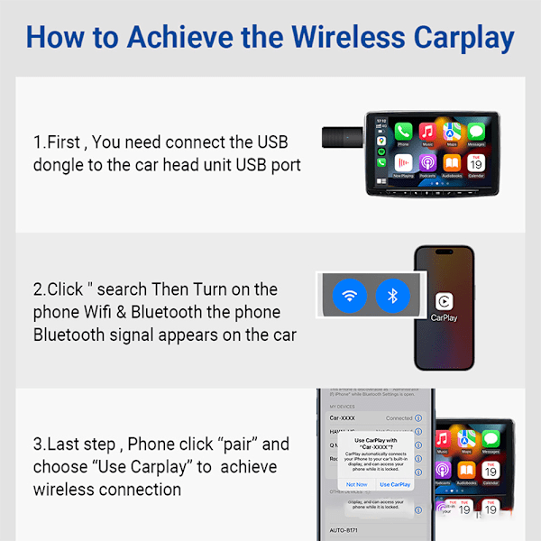 Trådløs CarPlay-adapter