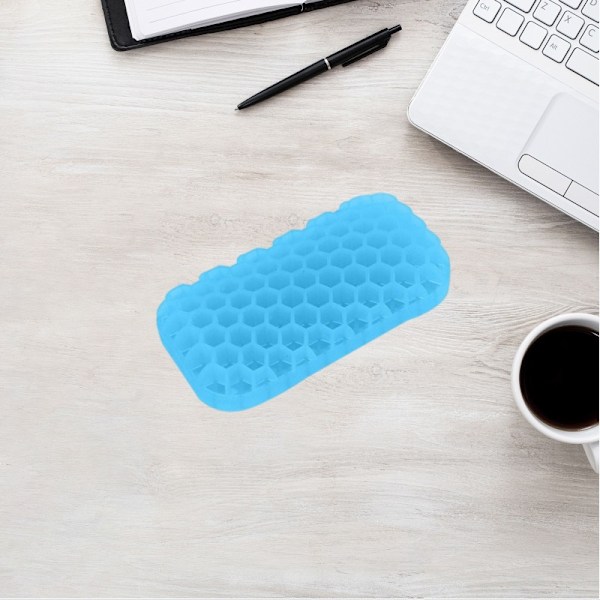 Komfortabel TPE Honeycomb håndledsstøtte Blå