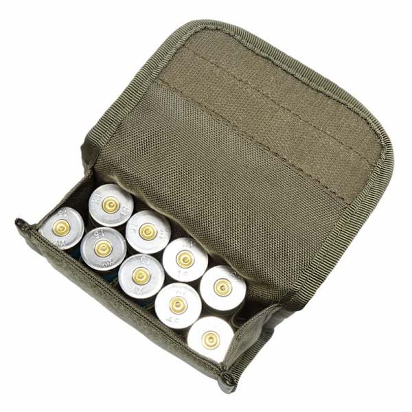 Taktisk Molle-påse i militärstil med 10 fack Grön