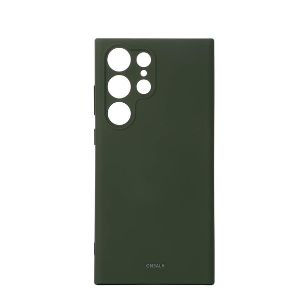 ONSALA Mobilskal Silikon Dark Green - Samsung S23 Ultra 5G