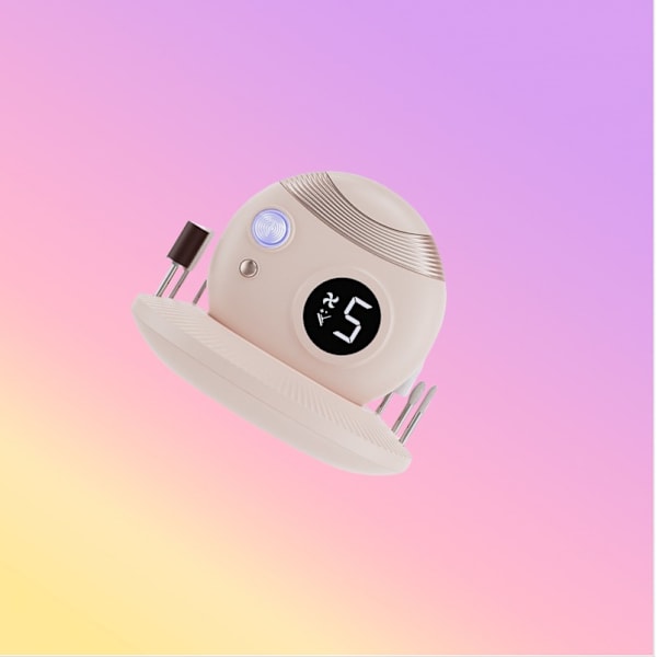 3-i-1 elektrisk nagelklippare: Trimma, fila och polera Rosa