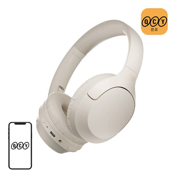 Trådlösa hörlurar QCY H2 PRO (vit)