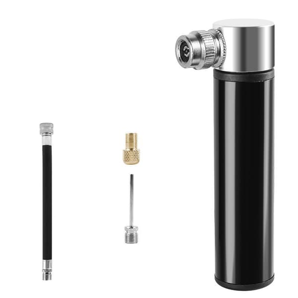 Mini cykelpump i aluminiumlegering Black Black
