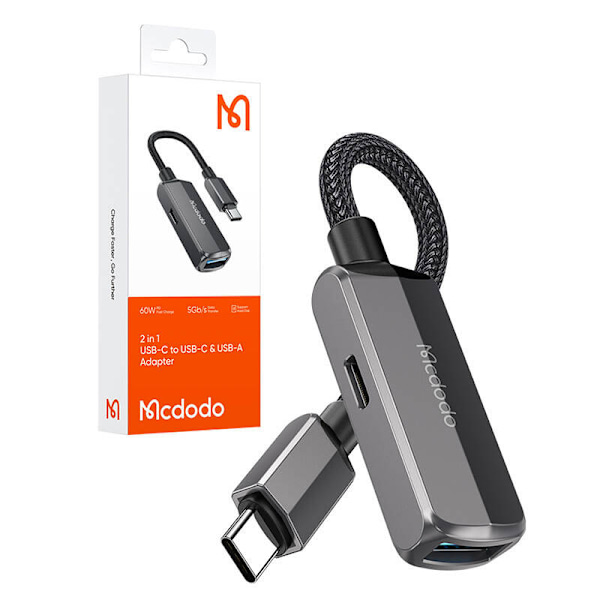 Mcdodo CA-2830 OTG 2in1-omvandlare USB-C till USB-C + USB-A