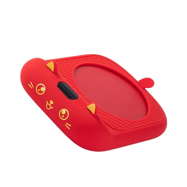 Kopvarmer med 4 temperaturindstillinger, timerstyring og hurtig metalopvarmning Red Red