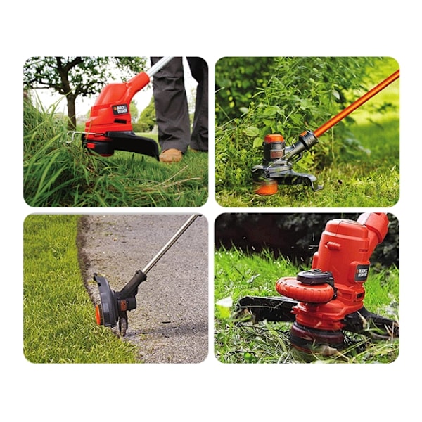 INF Trimmerspole för Black & Decker NST2118 LST136 LST220 Svart