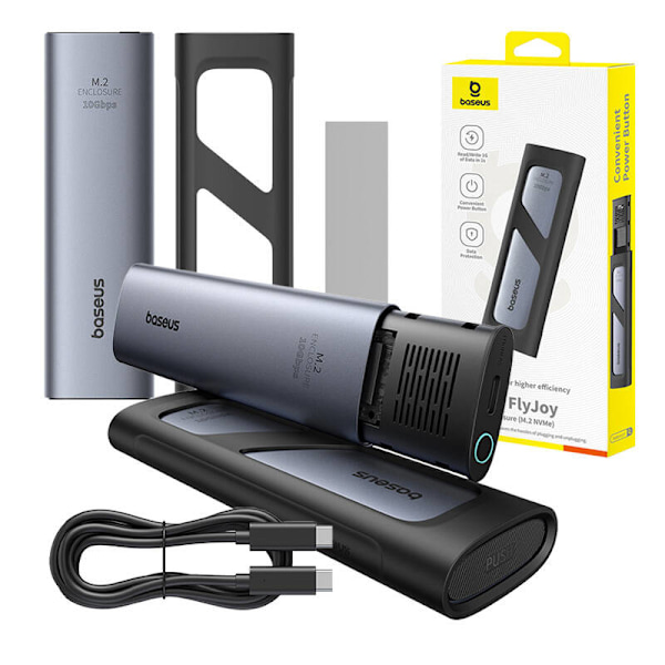 SSD-kotelo Baseus FlyJoy (harmaa)