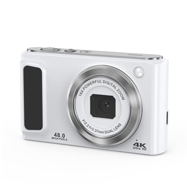 DC308-digikamera 32GTF-kortilla (EU-pistoke) White White