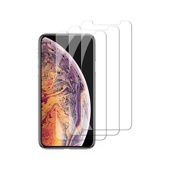 iPhone X/Xs karkaistu lasi näytönsuoja (3 kpl)