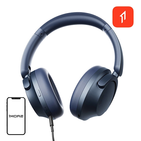 1MERE SonoFlow Pro HQ51 trådløse hovedtelefoner, ANC (blå)