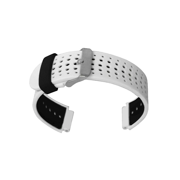 Sort og hvid silikone urrem til Garmin Forerunner 235