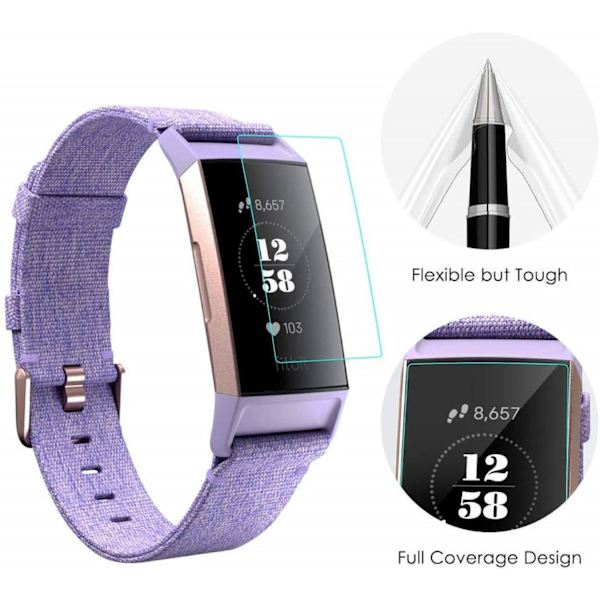 Skärmskydd Fitbit Charge 2 TPU 5-pack
