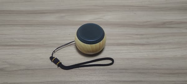Mini Portabel Träkorn Bluetooth-högtalare - Brown Brown