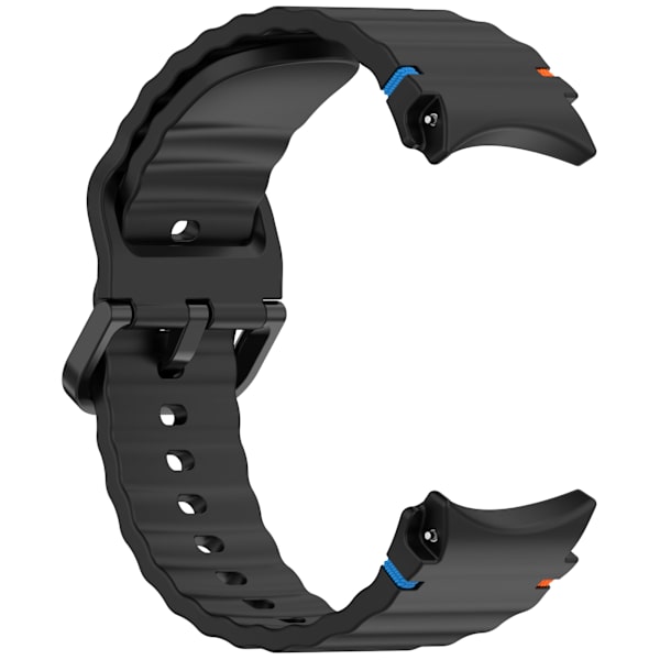 Klockarmband i Silikon för Samsung Watch 7 Svart