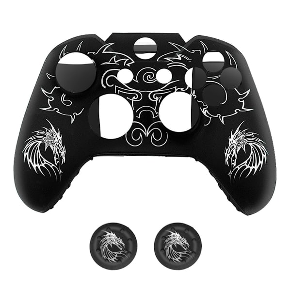 White Dragon Design Controller Cover för Xbox One