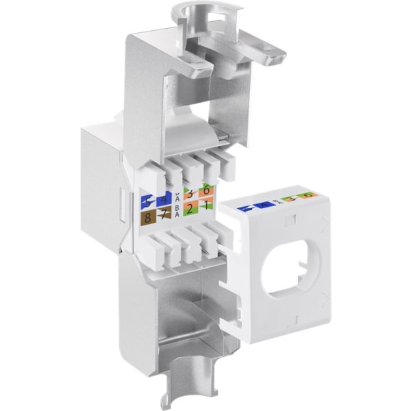 Keystone-modul RJ45 CAT 6A, STP, slim-line