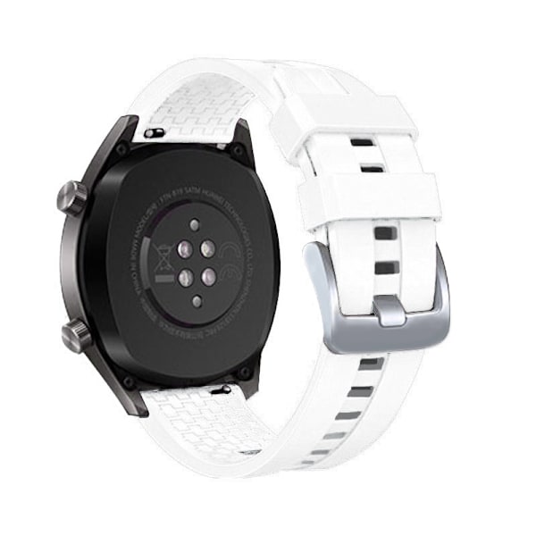 Vit silikon klockarmband S