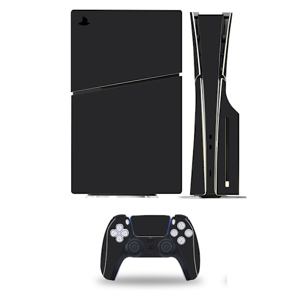 Skin Stick Protective Skin til PS5 Slim Console Sort