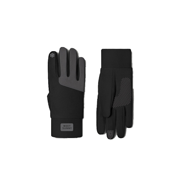 Varma Deerskin Velvet Handskar Svart