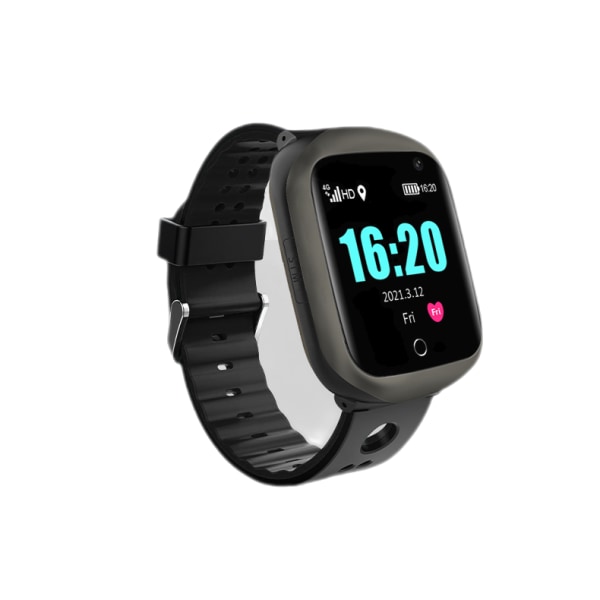 Smart ur med puls, blodtryk, GPS positionering IP67 Sort